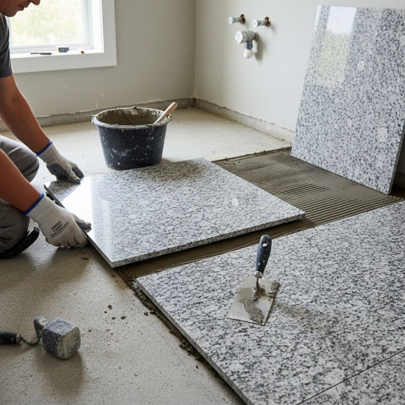 Crushed Granite Installation