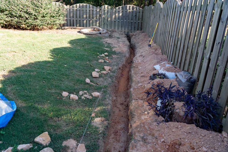 Drainage Trench Installation in Atlanta, GA