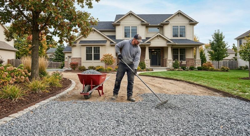 Gravel Laying in Calvert County, MD