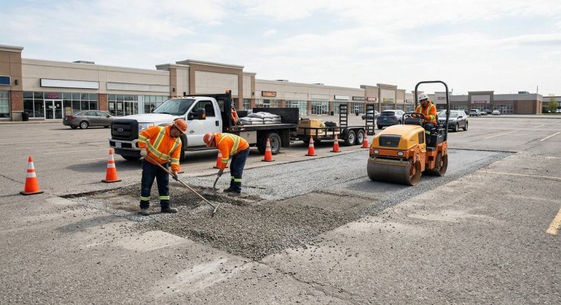 Parking Lot Gravel Repair in South Houston, TX